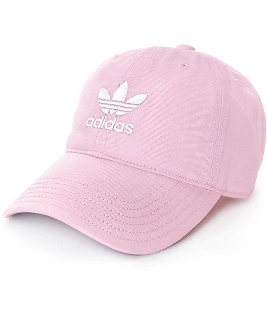 baby pink adidas hat