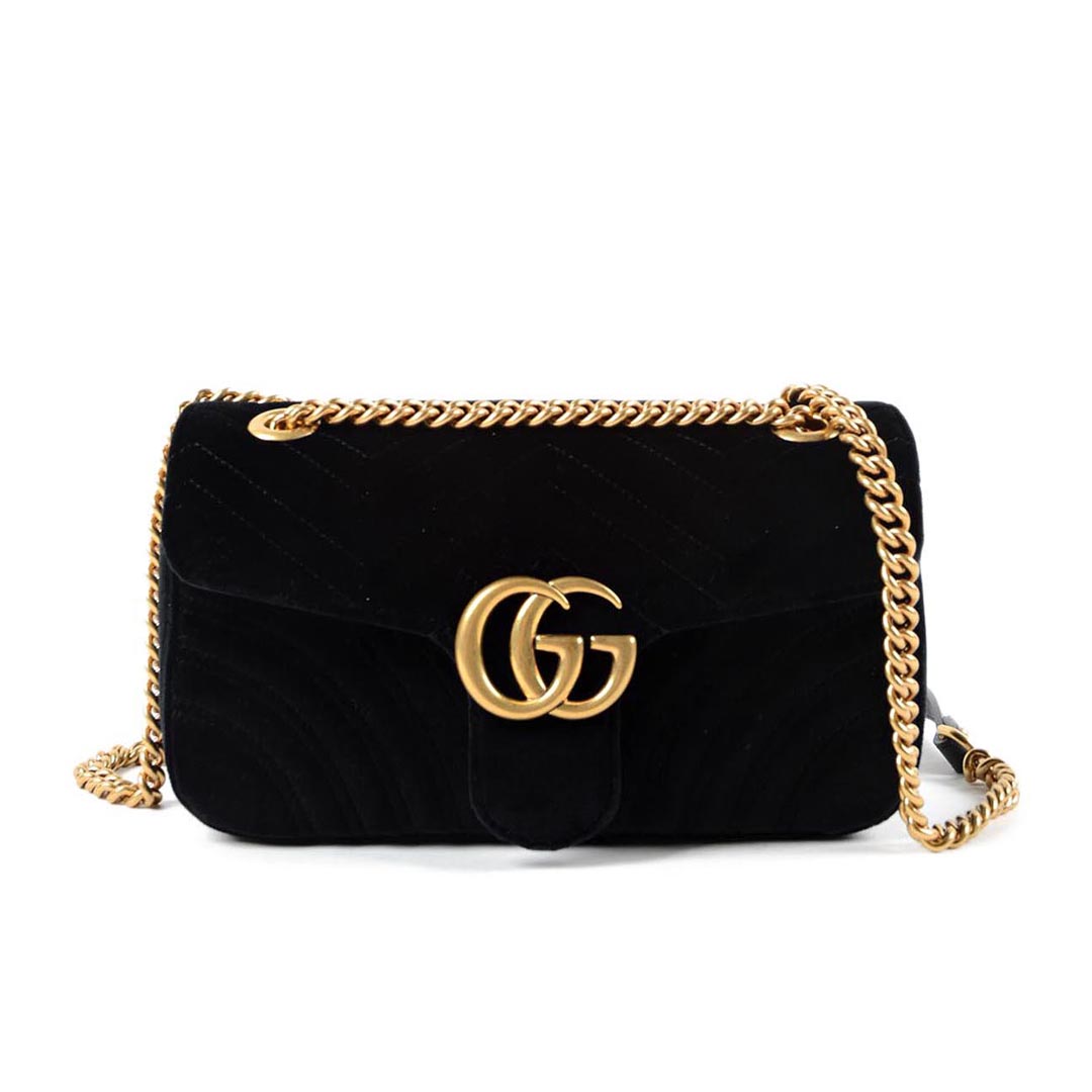 Gucci Marmont Velvet Shoulder Bag – ID 
