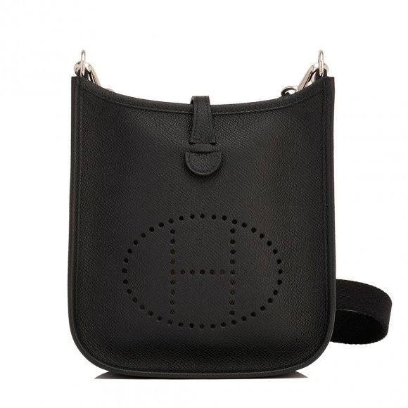 hermes black mini bag